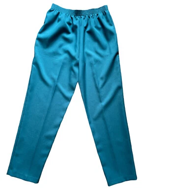 Pantalones de vestir verdes Donnkenny. Talla 14 Foto 1 de 4