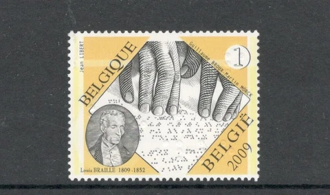 BELGIUM - LOUIS BRAILLE - #2351 - MINT - YR 2009 Cover