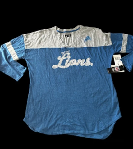 Women’s NFL Detroit Lions Long Sleeve Shirt Size XL New Cover