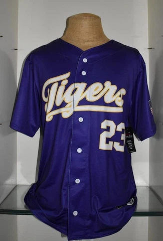 LSU Tigers 2023 NCAA Men's Baseball College World Series Champions Jersey Purple Cover
