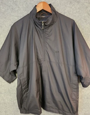 Chaqueta Pullover Dockers Golf Stain Defender Para Hombre L Manga Corta 1/4 Cremallera Negra Foto 1 de 4