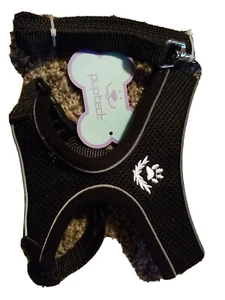 Puptech Size Small Dog Puppy harness Leash New Black Free Shipping - Imagen 1 de 3