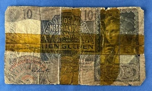 Netherlands 1942 - 10 Gulden 23/03/42 - P- 56b.2? - Filler - Economical Grade - Picture 1 of 2