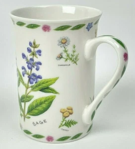 Kent Pottery Sage Chive Flowers Garden Leaf Chamomile Pansy Coffee Mug Tea Cup - Picture 1 of 12