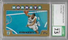 2008-09 Topps Gold Border Chris Paul # 1
