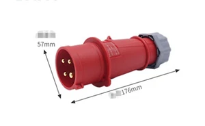 1 PCS NEW CHINT Industrial Plug 4-core 32A 380V Free Shipping - Picture 1 of 3
