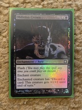 Oblivion Crown FOIL Future Sight NM Black Common MAGIC GATHERING CARD