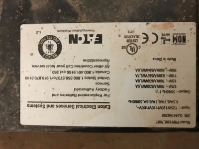 Eaton PW9130L700T 700VA Tower UPS 120V - 700VA/630W - Image 1 of 4