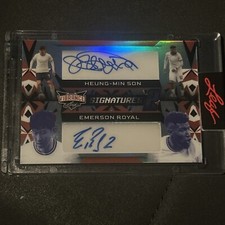 Heung-Min Son & Emerson Royal #’d 2/6 Dual Auto Leaf Vibrance 2023