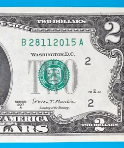 28 November 2015 : B 28112015 A BIRTHDAY Note $2 Two Dollar Bill *Uncirculated* - Picture 1 of 3