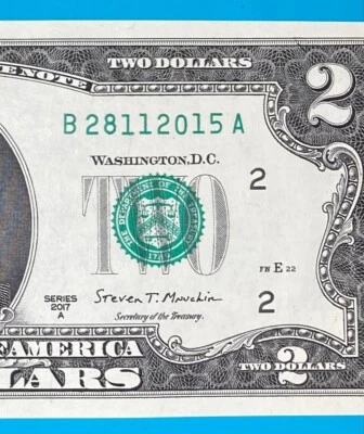 28 November 2015 : B 28112015 A BIRTHDAY Note $2 Two Dollar Bill *Uncirculated* - Image 1 of 3