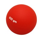 Speerwurfball aus Kunststoff - Speerwurf - Ball - Speer - Training - Wurf - Rot