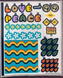 LEGO STICKER SHEET #2 10279 VOLKSWAGEN T2 CAMPER VAN from set New - Picture 1 of 1