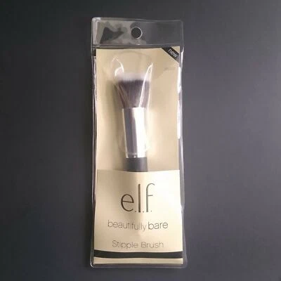 E.L.F Beautifully Bare Stipple Brush #96003 Synthetic Bristles Makeup Tool New - Image 1 of 4