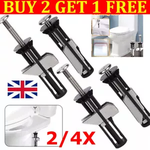 2/4pcs Toilet Fixing Screws Stainless Steel Toilet Seat Bolts Replacement Toilet - Picture 1 of 20