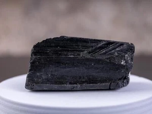 Black Tourmaline Raw Healing Stone for Meditation, Reiki, Energy Healing, 1 pc - Picture 1 of 4