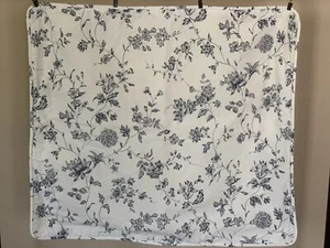 Eddie Bauer Home Floral Std Kissen Schein Creme mit blauen Blumen Floral USA - Bild 1 von 6