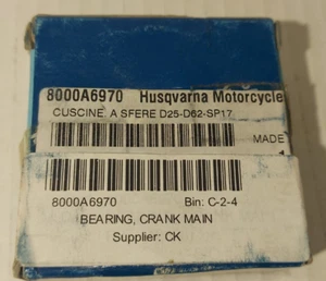 NOS Husqvarna Crankshaft Bearing, 8000A6970, TE TC 250 Genuine Husqvarna-Cagiva - Bild 1 von 3