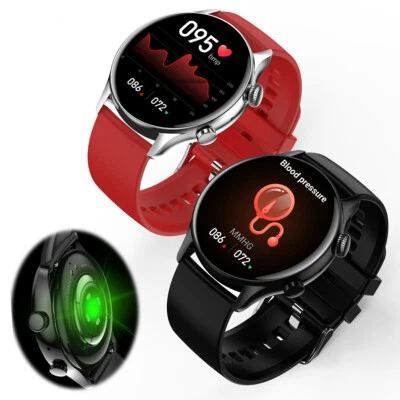Smart Watch Women Men Lady Sport Fitness Smartwatch Call SMS Notification - Image 1 of 4