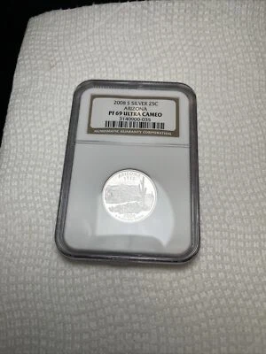 2008 S State Quarter PF69 Ultra Cameo Arizona NGC Certified - Image 1 of 4