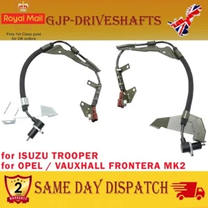 2X PARA VAUXHALL FRONTERA ISUZU TROOPER ABS SENSOR DE VELOCIDAD 1998-2004 DELANTERO - Imagen 1 de 6