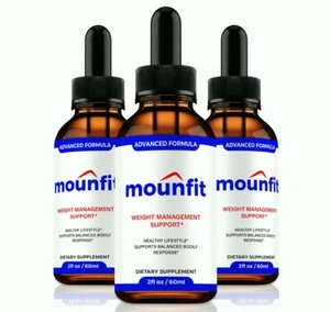 (3 Pack) Mounfit Weight Loss Drops for Burning Excess Fat & Boosting Energy - Picture 1 of 8