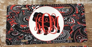 Georgia Bulldogs License Plate Paisley Car Tag Georgia Bulldogs License Plate - Picture 1 of 1