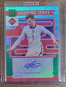 2021-22 PANINI DONRUSS SIGNATUR SERIE EINMAURERHALTERUNG AUTO GRÜN PARALLEL ENGLAND - Bild 1 von 2
