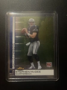 2009 Topps Finest - Green Refractor #92 Stephen McGee (RC) - Bild 1 von 2