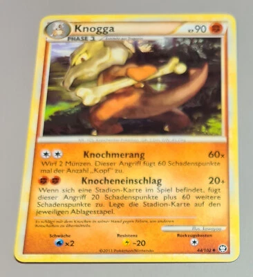Knogga # 44/102 Uncommon HS Triumph (Triumphant) 2010-11 Pokemon Deutsch Mint - Bild 1 von 3