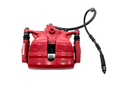 AUDI TT QUATTRO 2016-2023 PINZA FRENO DELANTERO IZQUIERDO ROJO OEM Foto 1 de 4