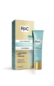 RoC Multi Correxion Hydrate + Plump Eye Cream 15ml With HA And Peptides NEW - Picture 1 of 1