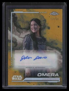 2024 Topps Cromo Star Wars Autógrafos Oro Refractor Julia Jones Automático 32/50 - Imagen 1 de 2