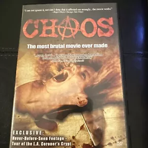 Chaos (DVD, 2005) OOP The Most Brutal Movie Ever Made - Picture 1 of 2