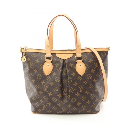 LOUIS VUITTON（LV） Borsa a tracolla Louis Vuitton Palermo PM a mano M40145 Monogram pelle marrone usata
