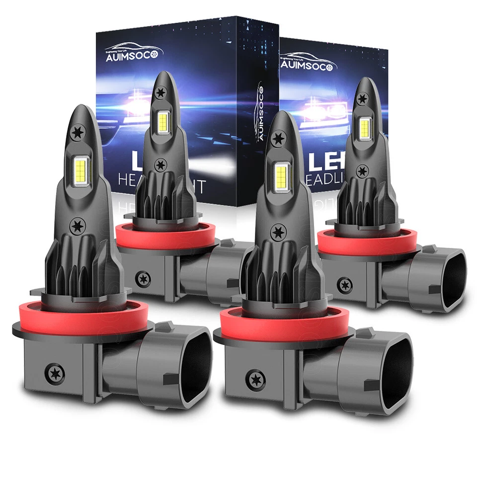 4x H9 H11 LED Headlight Kit Bulb White Super Bright For INFINITI QX30 2017-2019 - Image 1 of 4