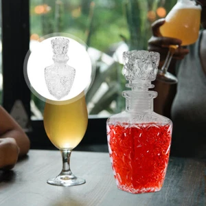 Weinflasche Aus Glas Whiskey Bottle Mann Dekanterflasche 250ml Glasflaschen - Bild 1 von 12