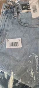 ABERCROMBIE & FITCH THE 7" PAPÁ CURVA CORTA DE GRAN ALTURA AMOR DESTRUCCIÓN DETALLE NUEVO CON ETIQUETAS - Imagen 1 de 2