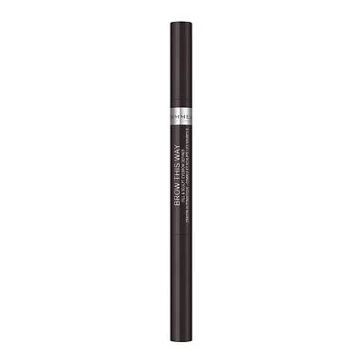 Definidor de cejas Rimmel Brow This Way Fill & Sculpt, 004 negro suave Foto 1 de 4