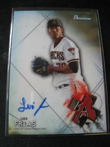 Luis Frias 2021 Bowman Sterling Prospect Autographs BSPA-LF Arizona Diamondbacks - Bild 1 von 2