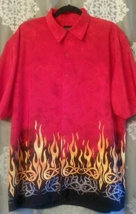    las Vegas style poker mens shirt red extra large.   - Picture 1 of 8