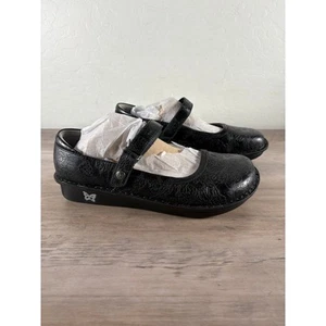 Alegria Paloma Night N Gale Mary Jane platform pelle nera donna 42 US 11,5 - Foto 1 di 8