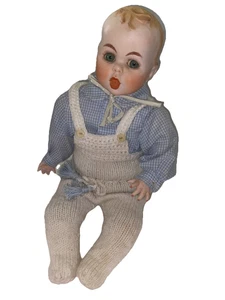 Vintage Biskuit Kleinkind Puppe - Bild 1 von 24
