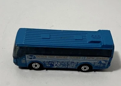 VINTAGE MATCHBOX 1986 IKARUS COACH DOWN THE SHORES TOURS OF NEW JERSEY BUS TOY - Image 1 of 4
