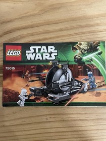 LEGO&reg; Star Wars 75015 Corporate Alliance Tank Droid Instruction Manual Only!