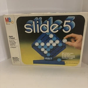 Vintage 1980 - Slide 5 Strategy Game - Milton Bradley - Complete Great Condition - Picture 1 of 8