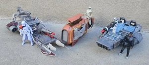Lote de 3 vehículos Star Wars El Despertar de la Fuerza con 3 figuras de acción - Imagen 1 de 15