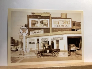 Old Time Car Wash and Advertisements: Reproduction Postcard: 4”x 5 1/2 - Picture 1 of 2