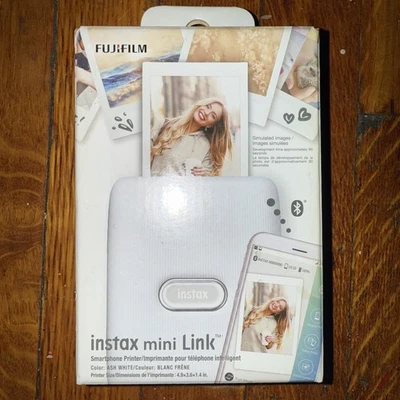 Fujifilm Instax Mini Link Smartphone Printer - Ash White (16640773) - Image 1 of 2