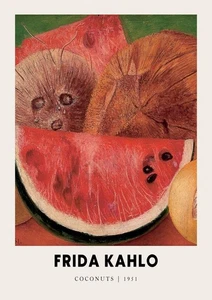Kokosnüsse 1915 Frida Kahlo Galerie Wandbild Poster Druck A3 A4 A5 - Bild 1 von 6